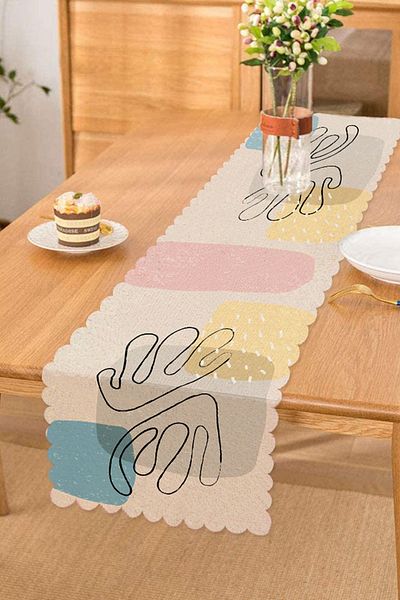 Realhomes Προσαρμοσμένη σχεδίαση Digital Printed Modern Runner