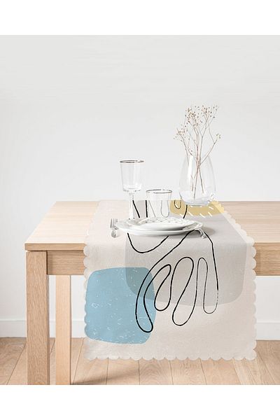 Realhomes Προσαρμοσμένη σχεδίαση Digital Printed Modern Runner