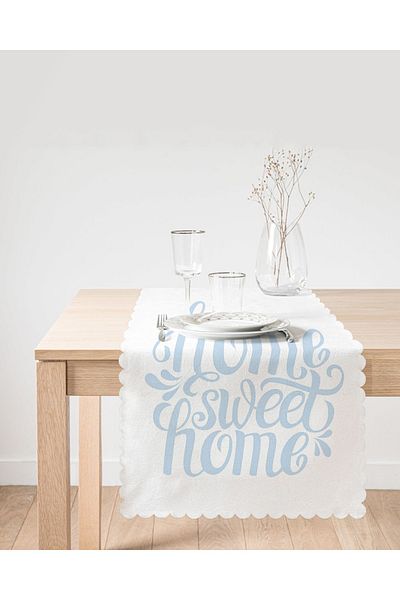 Realhomes Blue Home Sweet Home Modern Runner