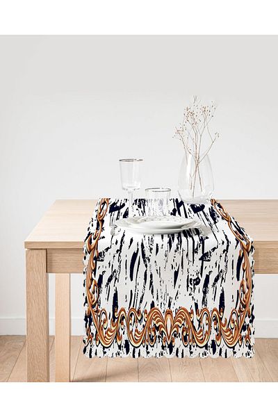 Realhomes Zebra Motif Special Design Digital Printed Modern Runner