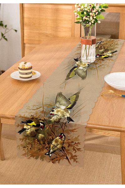Realhomes Ψηφιακό τυπωμένο διακοσμητικό δρομέα με Saka Bird