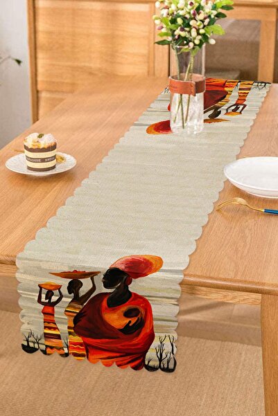 Realhomes Alergăr cu design special decorativ 3D cu desen de pictură în ulei ...