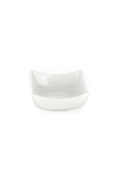 ultraform 9.5x9.5 cm Porcelain Square Bowl with Corner