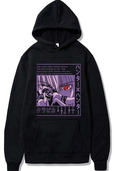 Köstebek Hunter X Hunter Kurapika Unisex Φούτερ Anime με κουκούλα