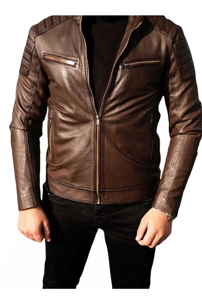MıyaLuxly MEN'S LEATHER COAT