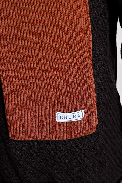 CHUBA Men's Thessaloniki Knitted Knitwear Scarf Beanie Set Cinnamon 22w850