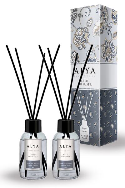 ALYA Bambu Çubuklu Oda Kokusu Wave Marine 100 ml x 2 Adet