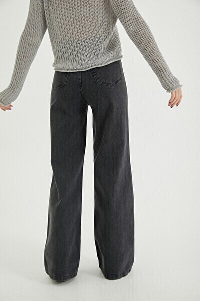 Ramrod Smoke Power - Super High Waist and Lycra Loose Jeans Palazzo Trousers