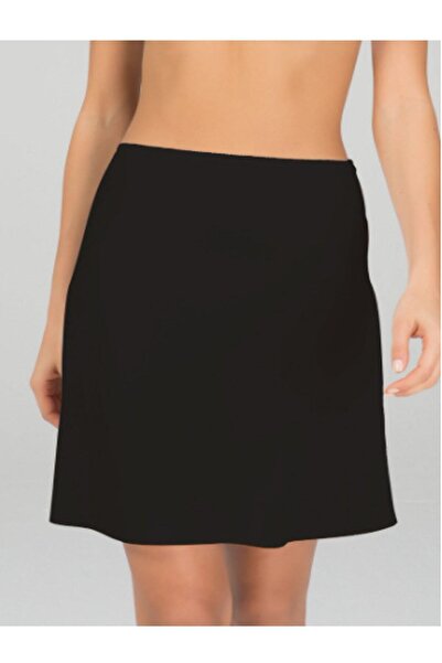 Kom Γυναικείο Μαύρο Basic Midi Jupon