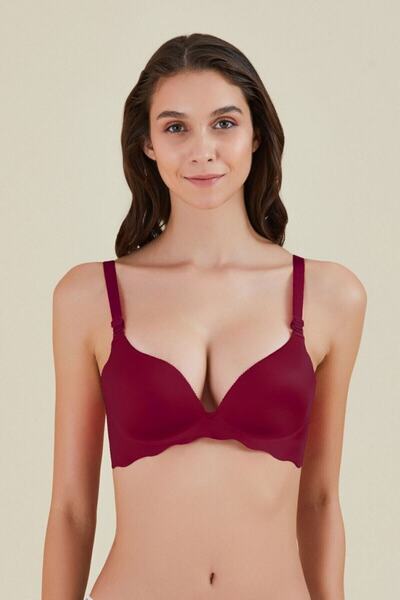 Kom Pamela Dolgulu Iz Yapmayan Dikişsiz Sütyen