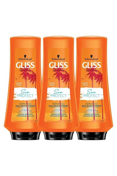 Gliss Sun Protect Sun Protection Conditioner 360 ML 3-pack