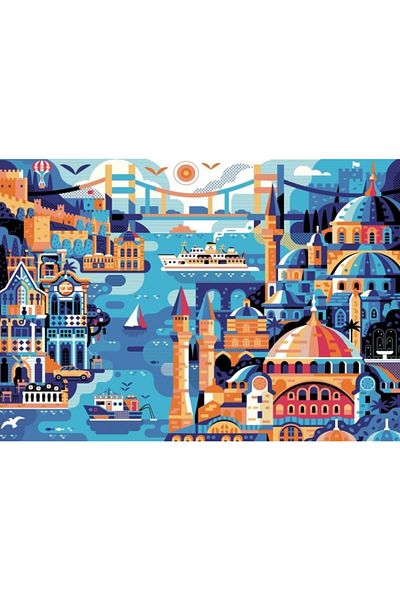 Nova Puzzle لغز نوا 1000 قطعة بانورامي لمناظر اسطنبول