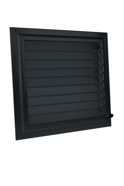 panjurfan 70x40 Alüminyum Hareketli Yüzeysel Antresit Gri Banyo Menfezi