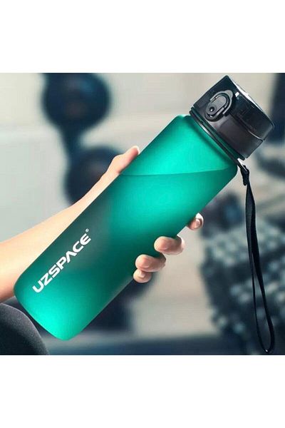 Uzspace 1000ml Large Size Water Bottle - Bpa Fragrance, No Leakage, 28 cm 3038 Ekm