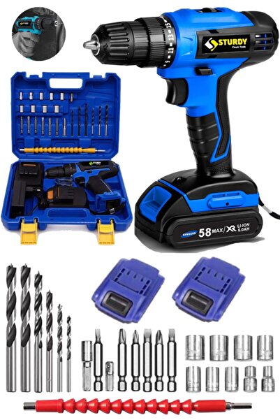 Sturdy Power Tools Japon Technology 58v 8ah Lıon Long-cv Seri Çift Akülü Vida...