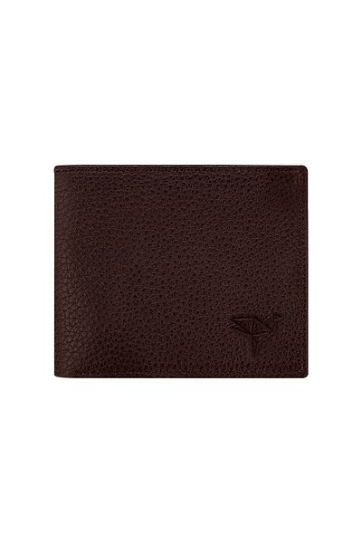 Garbalia Кафяв мъжки портфейл от естествена кожа Torin