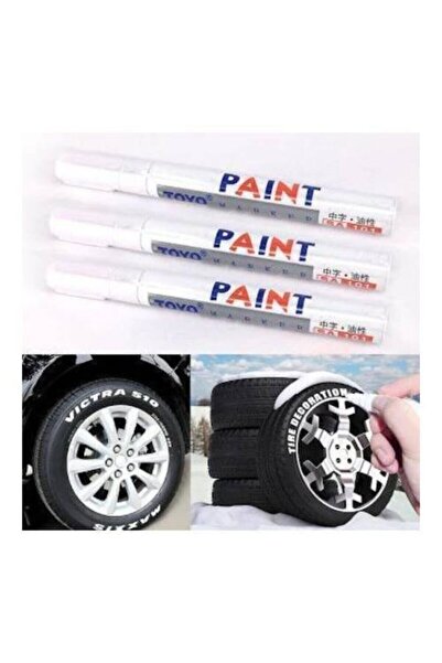 PAINT طقم قلم كتابة مطاطي 3 قطع عالي الجودة مقاوم للماء