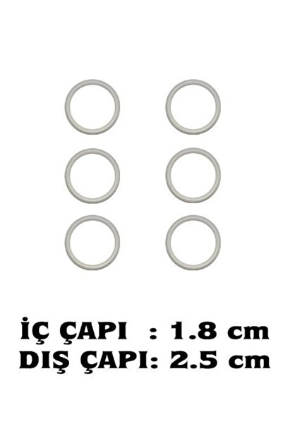 miraylahobi حلقة بلاستيكية للبدء رقم: 2 (2.5 سم) 20 قطعة