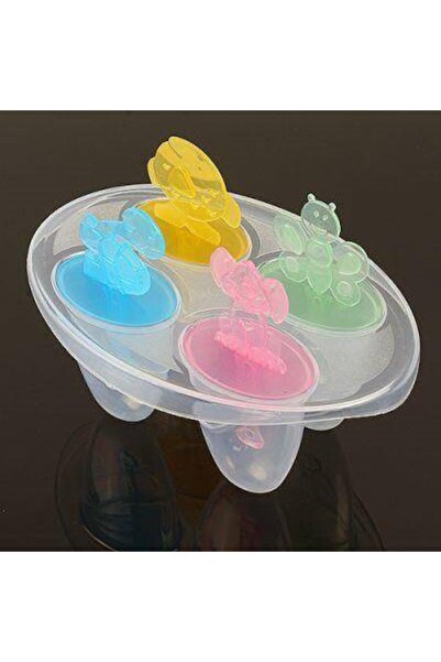 Genel Markalar Meybuz Dondurma Kalıbı 4 Lü Evde Dondurma Yapma Seti Takımı Pl...