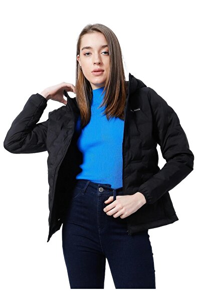 lumberjack 101044478 Ct655 Alisa Coat W Mont Siyah Kadın Mont