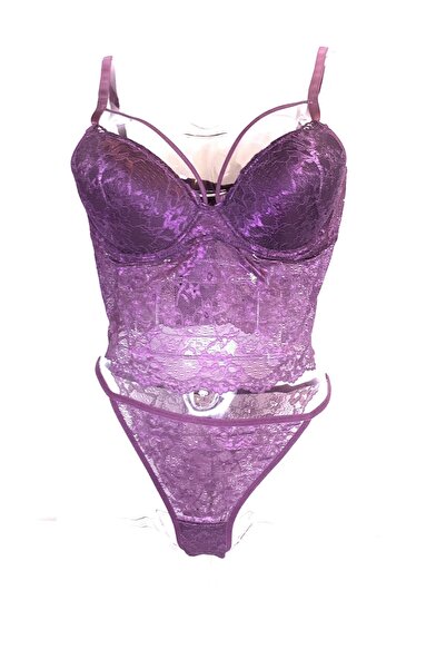 PIRILTILİNA TEKSTİL VE AKSESUARLARI Dantelli Büstiyer Sütyen Takımı