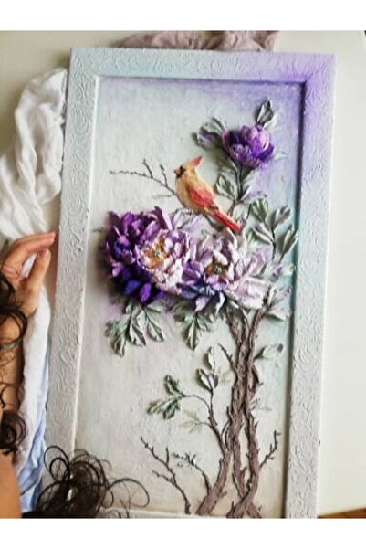 SERAP İSKENDER PAİNTİNG Yaşam -77x42,5 Cm