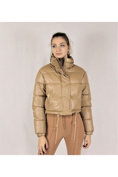 Dilvin 6878 Puffer Jacket - Camel 101a06878