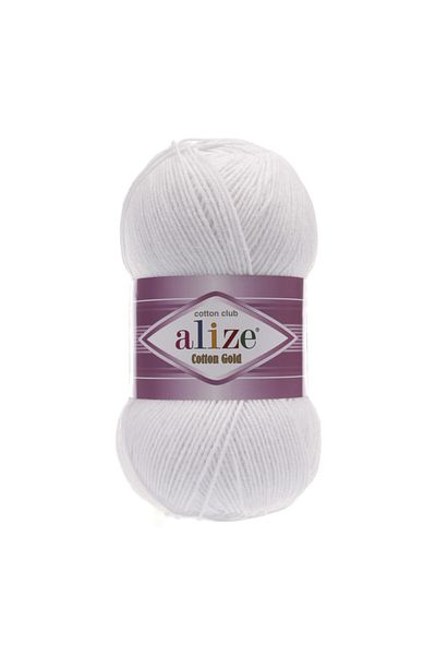 Alize White Cotton Gold Amigurimi Hand Knitting Thread