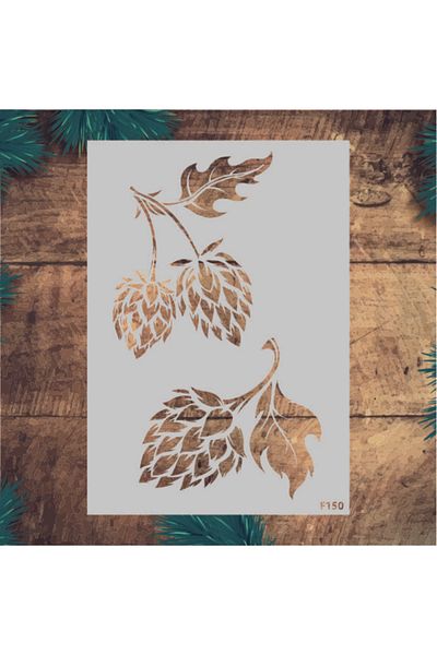 STENCİLTASARIM Stencil Design F150 - Decorative Wall And Item Painting Templates 21x30 Cm