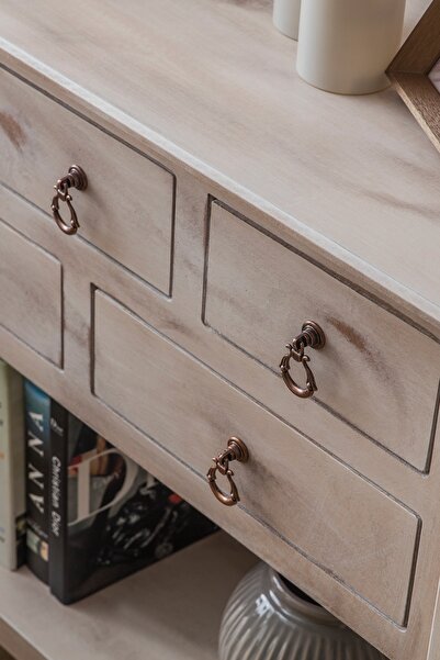 Hamdeko Ekot 5 Çekmeceli Dresuar Bej