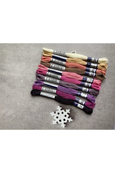 BibuPunch خيط تطريز بيبو مولين 10 ألوان مختارة خصيصًا - ألوان الباستيل