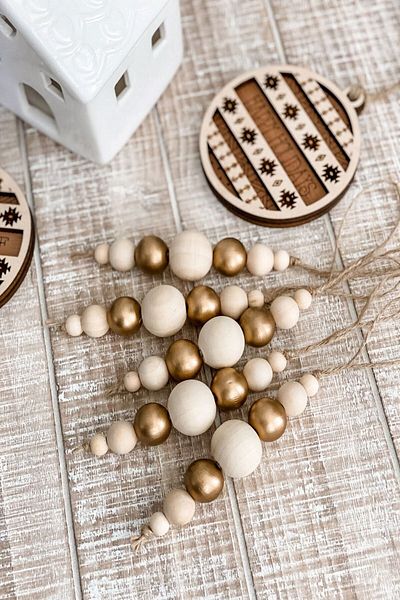 Emtory Home 15 Ειδικό Ξύλινο Χρυσό Διακοσμητικό Δέντρο