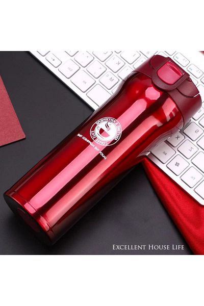 Excellent House Life Double Layer Stainless Steel Thermos Cup Mug 380ml