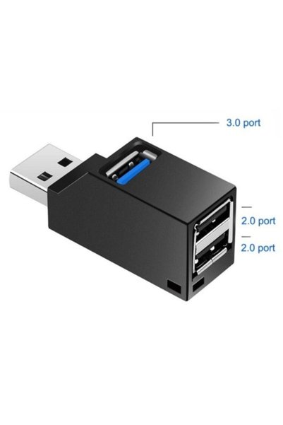 Alfais 4422 Usb Hub 3 Port 2.0 3.0 Çoklayıcı Switch