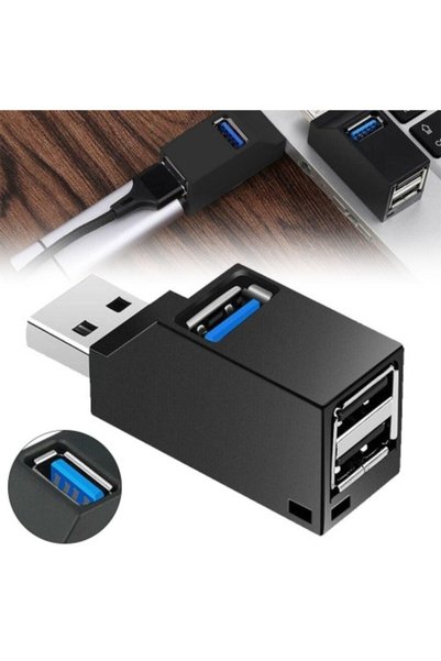 Alfais 4422 Usb Hub 3 Port 2.0 3.0 Çoklayıcı Switch