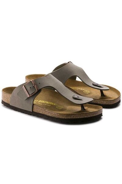 Birkenstock Ramses Stone Double Buckle Men's Slippers 044051 V6