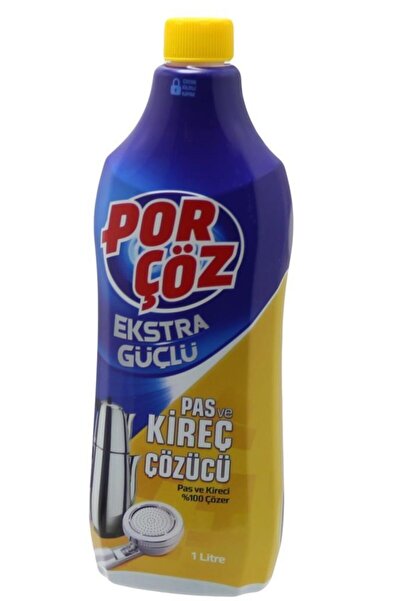 Porçöz Ekstra Güçlü Pas Ve Kireç Çözücü 1 Litre