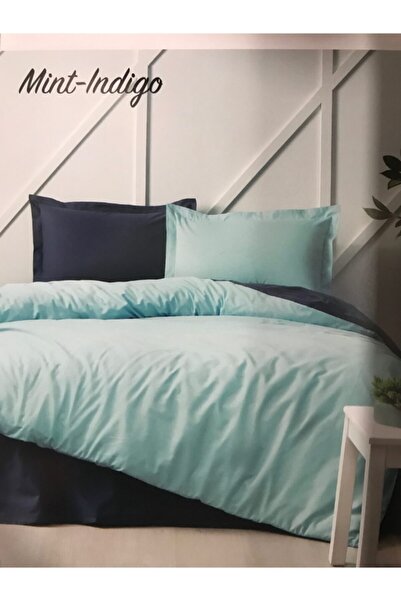 Özdilek Set cuvertură dublă Colormix Mint-indigo