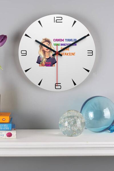 Procity Esprili Işine Bakacaksın Tasarım Duvar Saati
