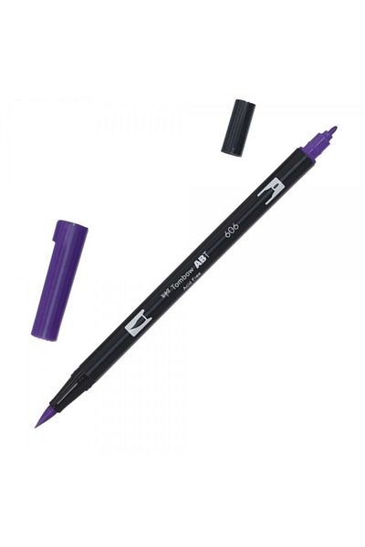 Tombow Ab-t Dual Brush Pen Graphic Pen - Violet