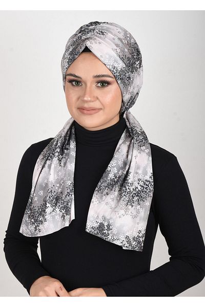 OykumBone Patterned Sandy Fabric Lycra Ready Shawl-scarf-bone