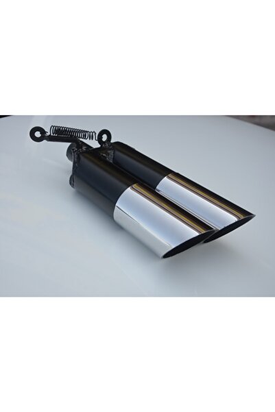 KRAL EGZOZ MARKET Kurt Kafalık Krom Egzoz Ucu Vanalı