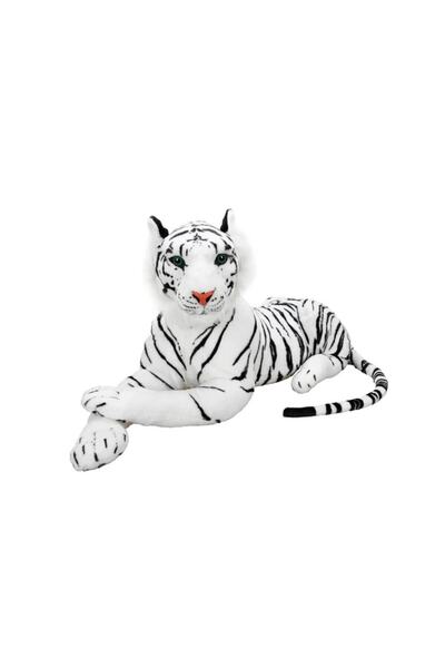 Sunman 01401 Beyaz Kaplan Peluş 60 cm