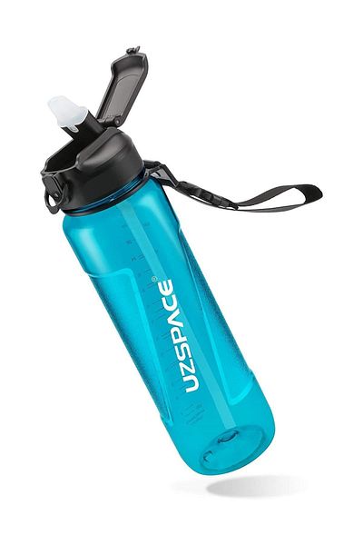 Uzspace 850ml Tritan Water Bottle with PIPET