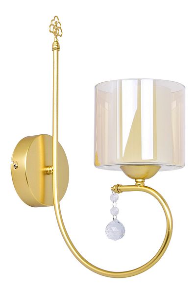 polataydinlatma Mihrimah Luxury Double Glass Sconce (gold)