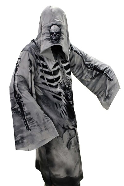 Herkese Kostüm Hayalet Iskelet Çocuk Kostümü - Ghost Skeleton Child Costume
