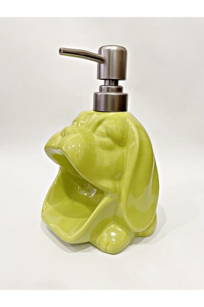 Vivid Eva Modern Seramik Sıvı Sabunluk Yeşil