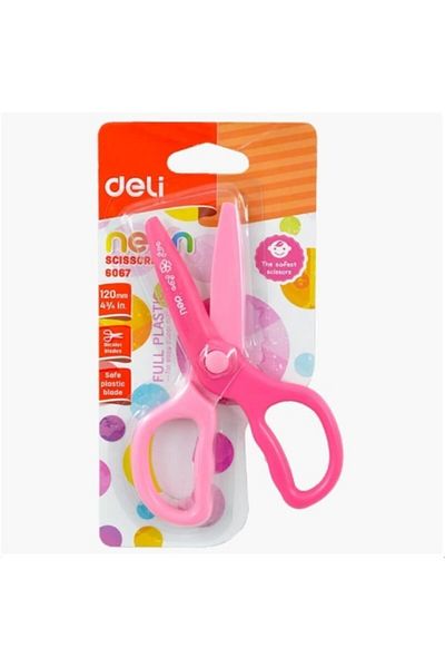 Deli Deli Blue Full Plastic Scissors