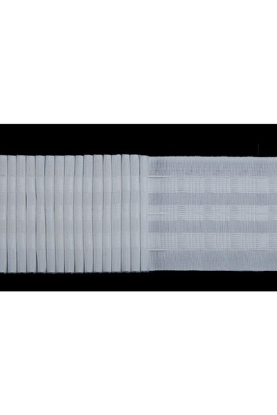 ATMACA TUHAFİYE 10 metri 8 cm extrafor pentru perdea cu șnur - bandă pentru perdea (cu șnur și închidere cu butoane)