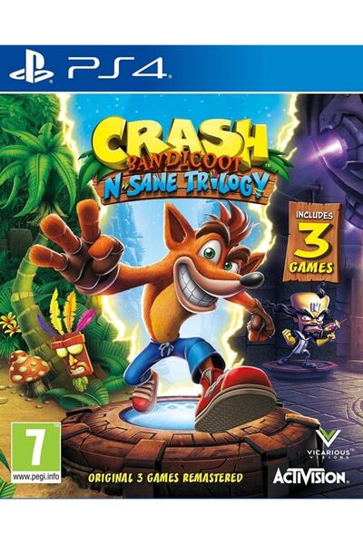 Sony Crash N Sane Trilogy Ps4 Oyun Cd